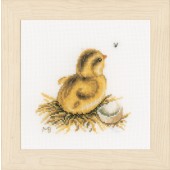 Lanarte Counted Cross Stitch Kit - Chick with Bee