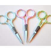 Polka Dot Scissors - Pink 9cm (3.5in)