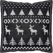 Rico Reindeer Felt Cushion Cross Stitch Kit 