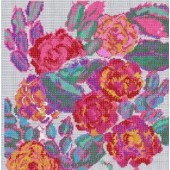 BL1198/77 - Rose Composition from Variations Cross Stitch Kit - 20% off RRP