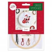 Simply Make Cross Stitch Kit - Santa