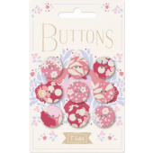 Tilda Plum Garden Buttons - 400024 