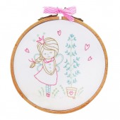 TMREMB3 - Shy Fairy Printed Embroidery Kit