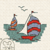 Mouseloft Yacht Race Cross Stitch Kit - 00B-008bts