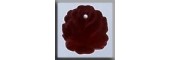 Glass Treasures 12014 - Medium Rose Matte Ruby