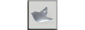 Glass Treasures 12052 - Small Bird Matte Crystal