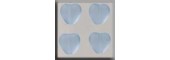 Glass Treasures 12089 - Medium Heart Sapphire