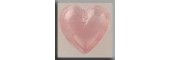 Glass Treasures 12100 - Medium Quartz Heart Pink