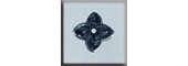 Glass Treasures 12141 - Star Flower Montana Blue
