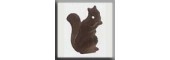 Glass Treasures 12196 - Squirrel Smokey Topaz