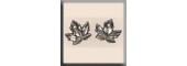 Glass Treasures 12199 - Maple Leaf Metallic