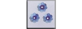 Mill Hill Crystal Treasures 13008 - Margarita Sapphire Flower