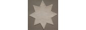 20cm Star Crochet Doilies - White 20cm / 7.5in