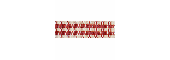 7mm Rustic Gingham Red