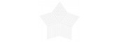 33069 - Plastic Canvas 3.25 in 7 Mesh Star - 2 Pack - 15% off RRP