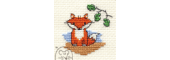 Mouseloft Ferdinand Fox Cross Stitch Kit - 00F-001itw