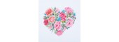 Trimits  - Cross Stitch Kit - Floral Heart