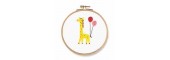 DMC Which One! Giraffe Printed Embroidery Kit - TB126