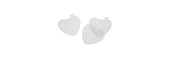 Plastic Canvas 3 Inch Heart Shape - 5 pack - 15% off RRP