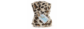Faux Fur Trim - Leopard Cream 14cm W  *** HALF Metre ***