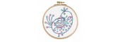 BL1151/74 - Pretty Coy - Little Birds Printed Embroidery Kit
