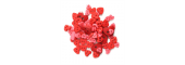 Craft Buttons - Miniature Red Hearts (2.5g Pack)