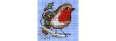 Mouseloft Robin  Cross Stitch Kit With Card And Envelope - 331stl