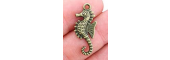 Seahorse Bronze Tone Charms 3 Pack