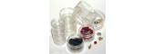 SB50 - Pack of 5x 50mm Clear Plastic Stacker Jars