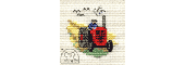 Mouseloft Red Tractor Cross Stitch Kit - 004-N02stl