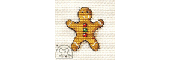 Mouseloft Christmas Gingerbread Man Stitch Kit With Card And Envelope - G32stl