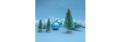 3D Mini Christmas Tree - a single tree, 10cm high