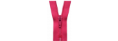 YKK Nylon 10cm Zip - Shocking Pink 516