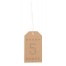 24 Rico Stitchable Advent Calendar Gift Tags - Brown