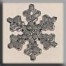 Glass Treasures 12037 - Medium Silver Snowflake