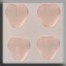Glass Treasures 12092 - Medium Heart Rosaline