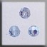 Crystal Treasures 13019 - Round Light Sapphire