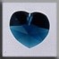 Crystal Treasures 13039 - Small Heart Emerald