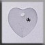 Crystal Treasures 13049 - Small Frosted Heart