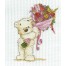 BL852/54 - Lickle Ted With a Lickle Affection Cross Stitch Kit