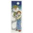 BL1146/64 - The Snowman And the Snow Dog In the Moonlight Bookmark Cross Stitch Kit