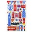 BK1649 - Vintage Chic Collection London Attractions Cross Stitch Kit