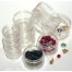 SB50 - Pack of 5x 50mm Clear Plastic Stacker Jars