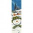 BL1023-64 - The Snowman Bookmark Cross Stitch Kit