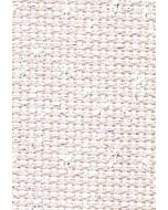 DMC Sparkly Iridescent Aida 14ct-pink - Off Cut - 110 X 35 cm