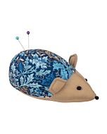 Woodblock floral Hedgehog Pincushion