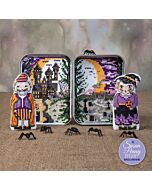 Millie & Merlin Halloween Tin - Susan Penny Design Studio