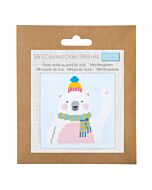 Trimits Mini Cross Stitch Kit - Polar Bear
