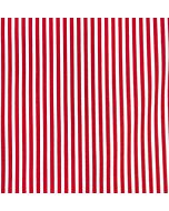 Polycotton Fabric - Candy Stripes - Red