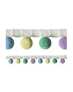 Pastel Pom Pom Trim